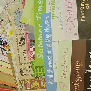 12" x 12" Scrapbook Paper